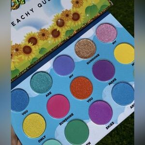 BN Peachy Queen – You Are My Sunshine Palette. Eyeshadow. Colorful Makeup